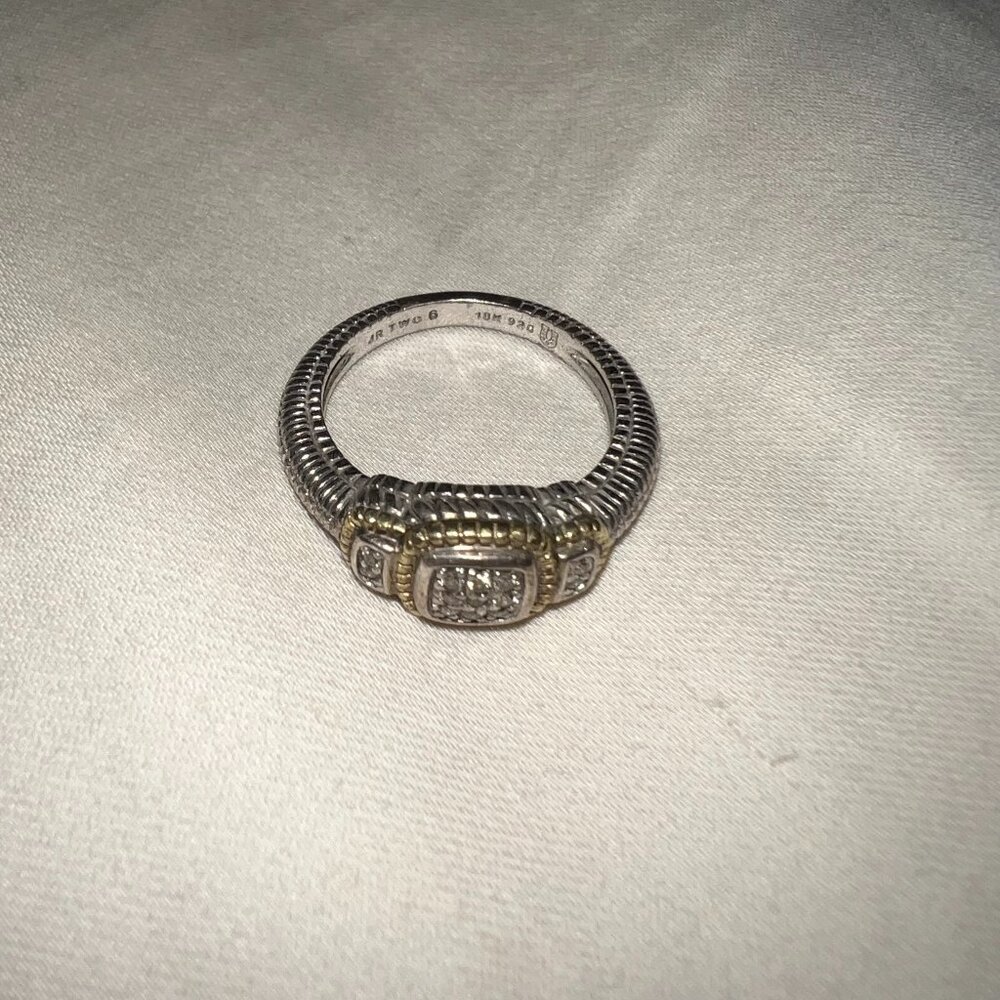 Judith Ripka JR TWO diamond ring